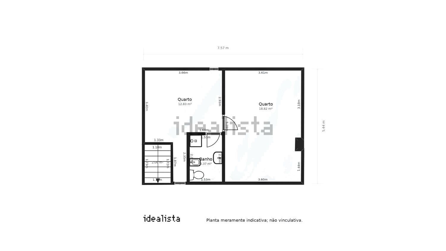 双拼别墅出售在Bairro Zeca Afonso s/n - 平面图