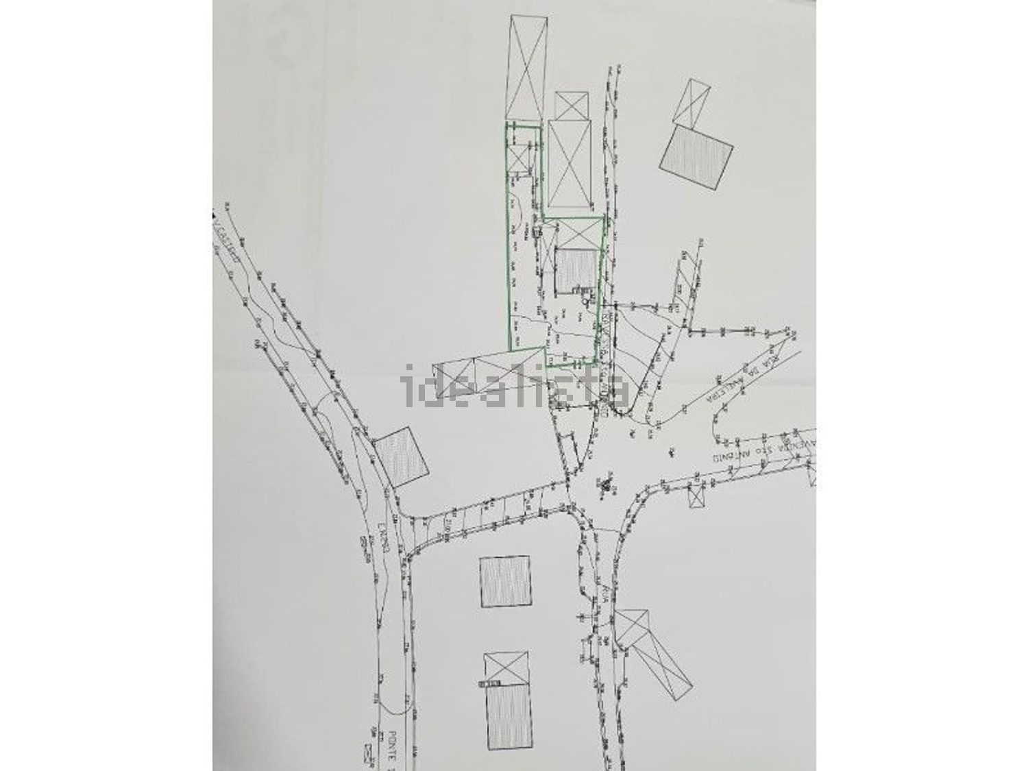 小楼房或独栋别墅出售在Rua do Regadio - 平面图