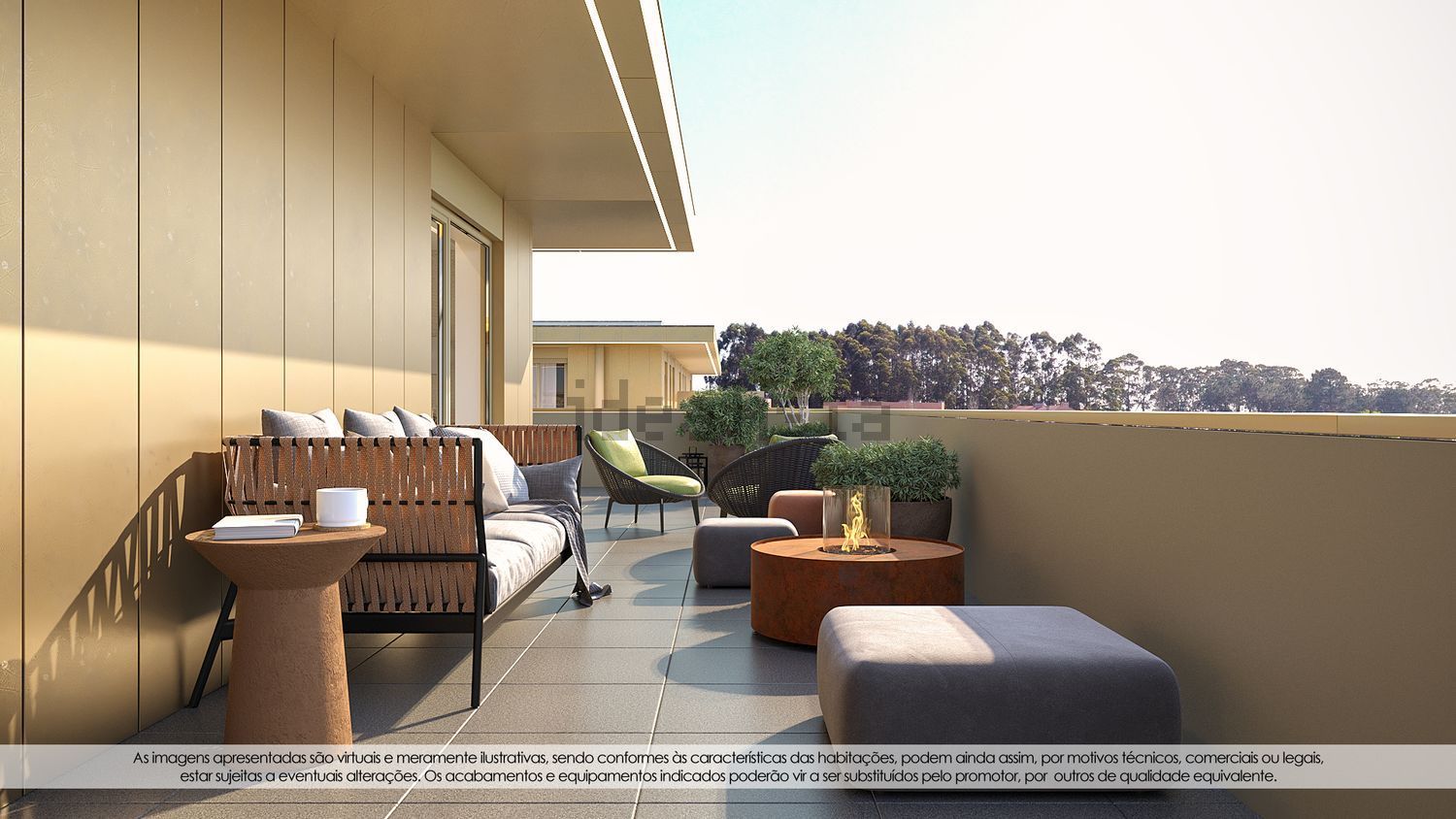 公寓 t3出售在Rua Corga - 阳台
