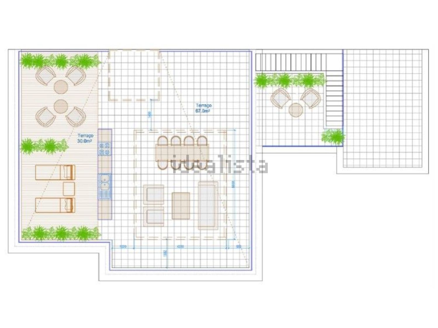 小楼房或独栋别墅出售在Rua Casais dos Morgados - 平面图