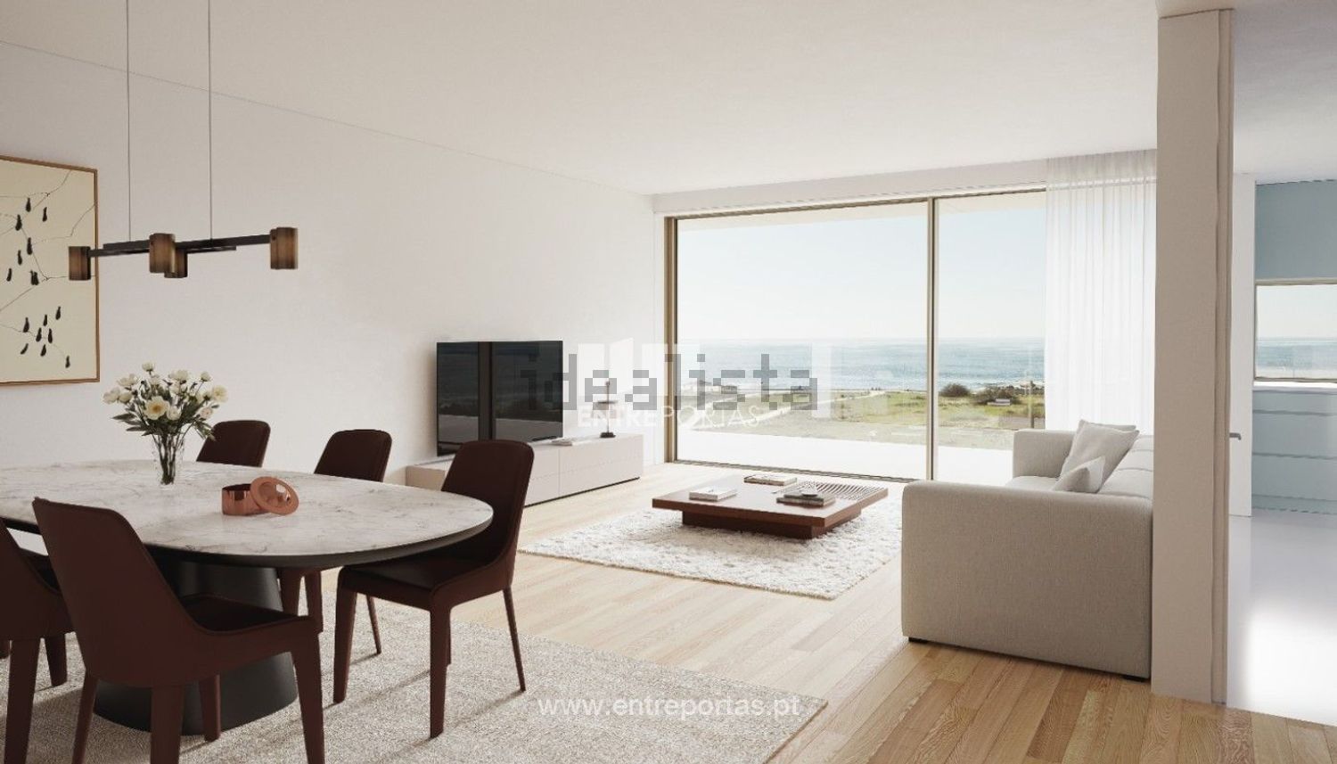 公寓 t2出售在Forte São João - Praia de Vila do Conde - 客厅