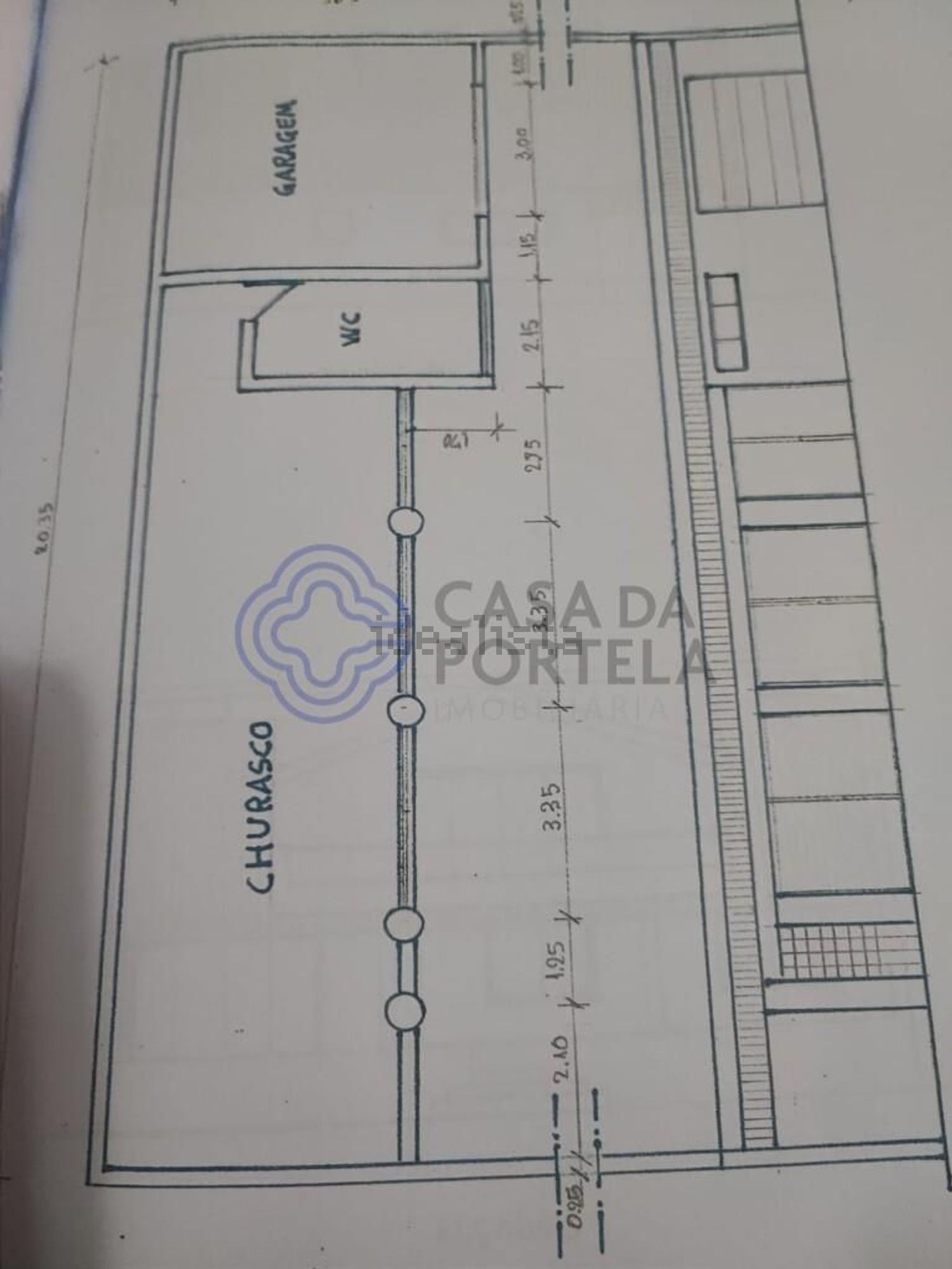 小楼房或独栋别墅出售Estudante Pedra das Almas s/n - 平面图