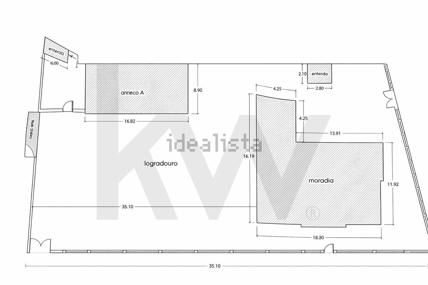 宫殿出售在Avenida 25 de Abril s/n - 平面图