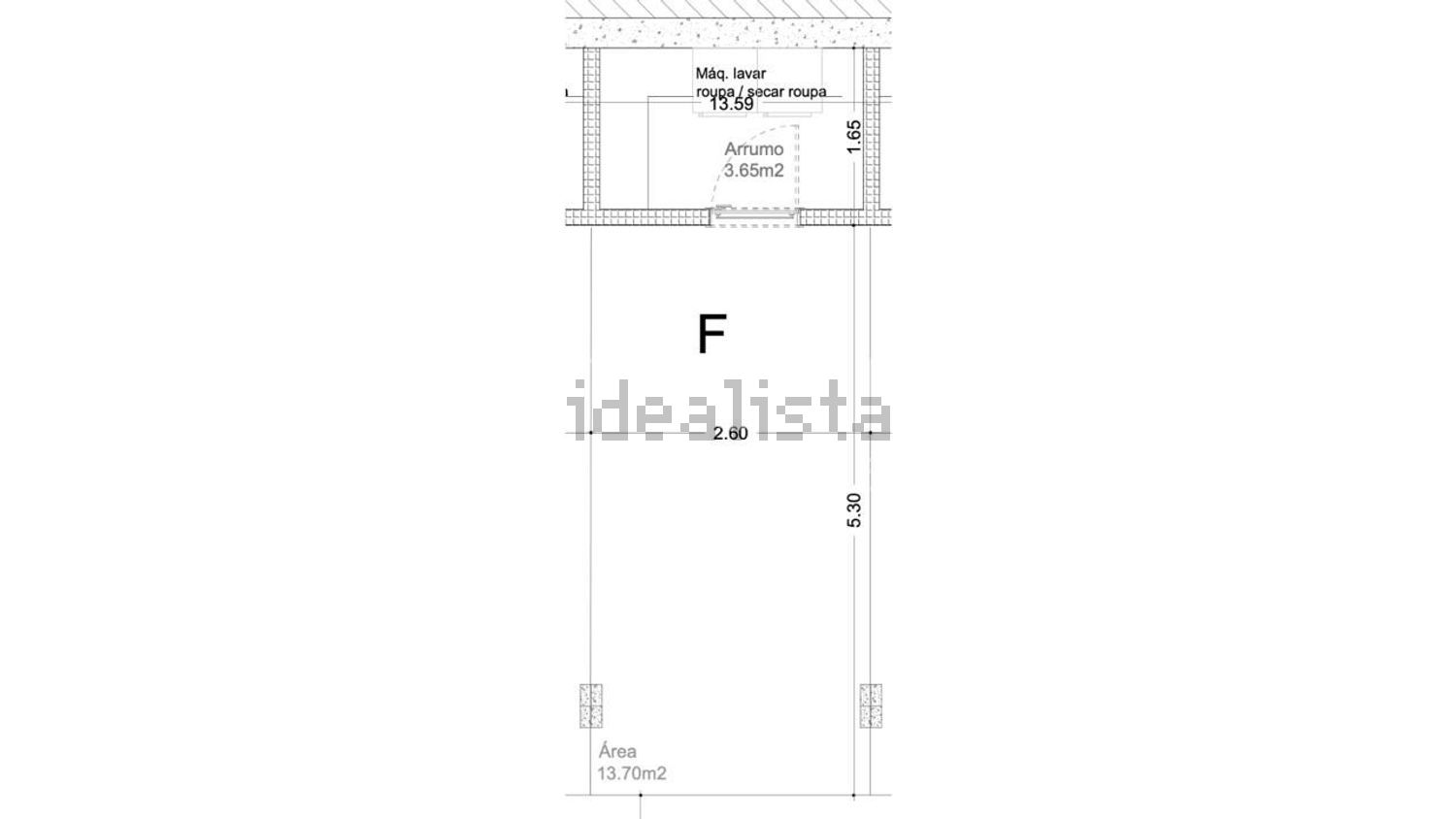 公寓 t1出售在Rua de São Gens s/n - 平面图