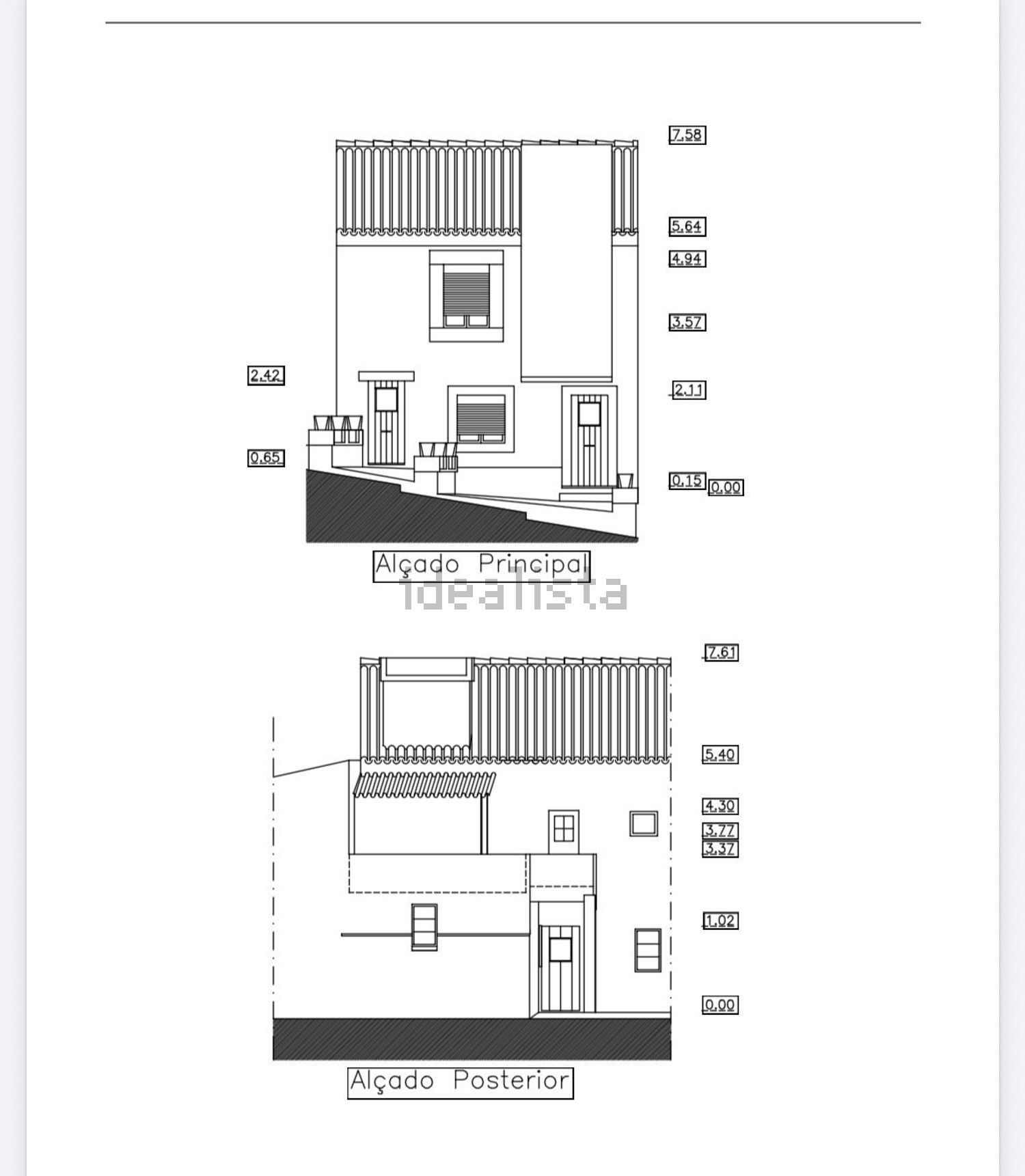 小镇楼房出售在Largo do Outeiro, 29 - 平面图