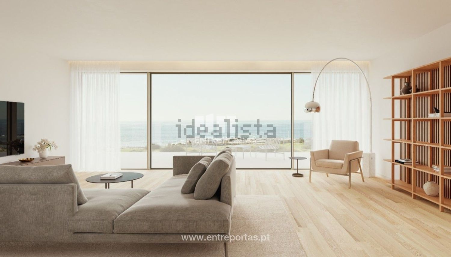 公寓 t2出售在Forte São João - Praia de Vila do Conde - 客厅