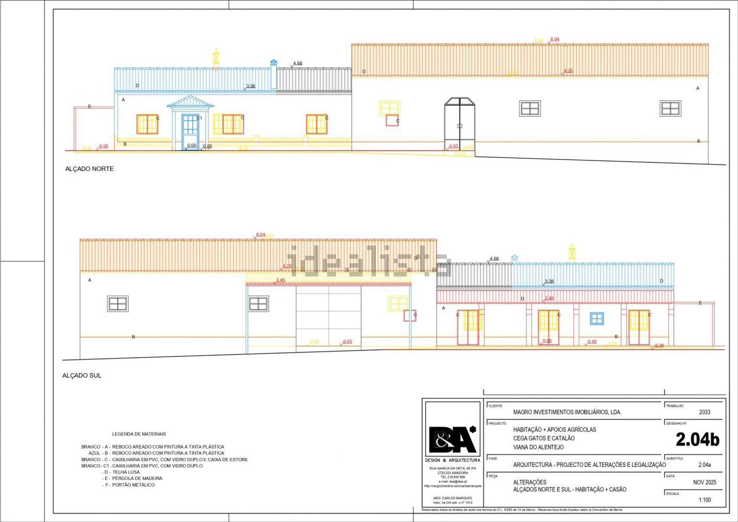庄园出售在Évora - 平面图