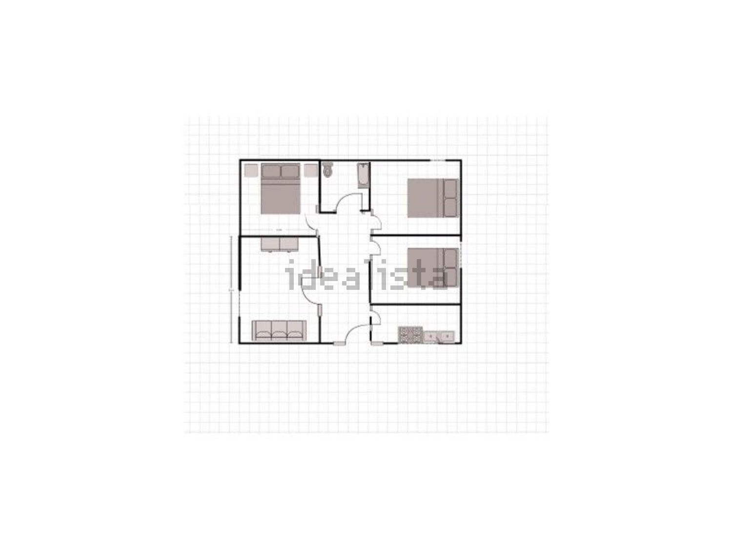 出租公寓 t3在Malagueira e Horta das Figueiras - 平面图