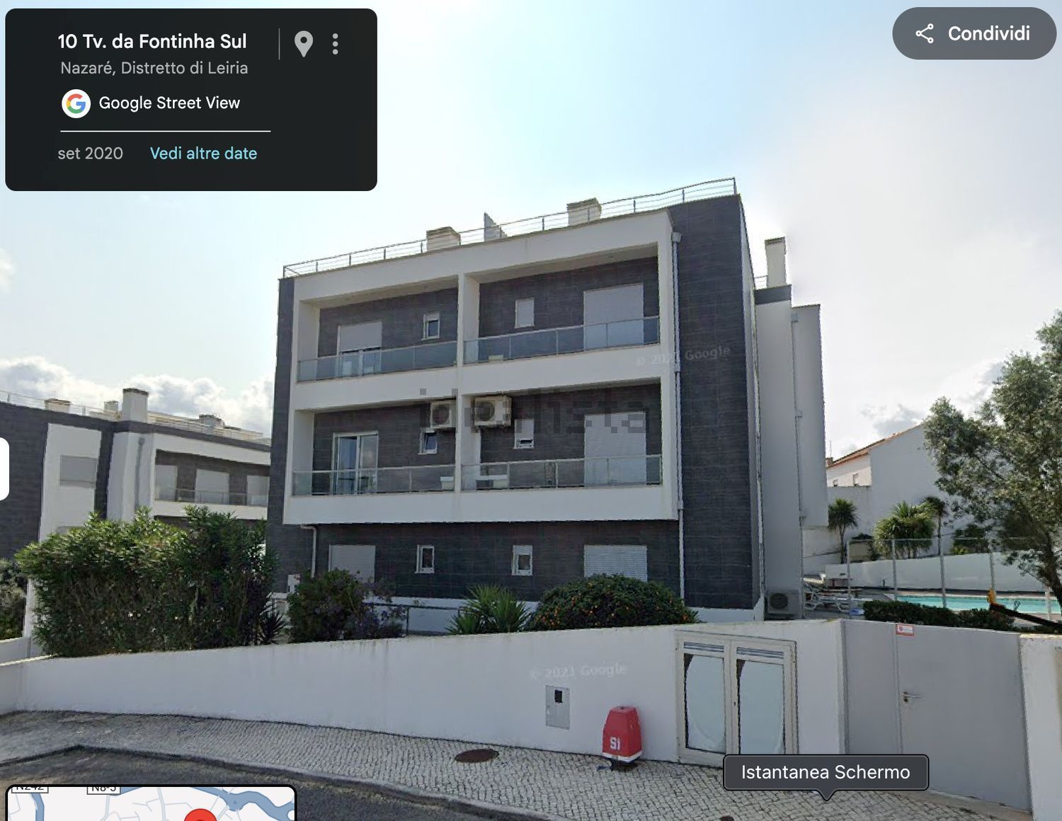 出租公寓 t2在Rua Monte Siano Pederneira, 10 - 视线