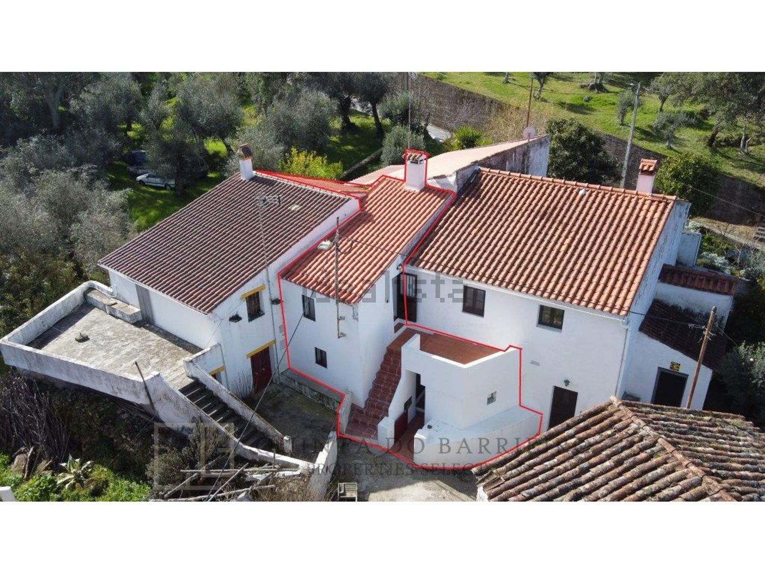 双拼别墅出售在Santa Maria de Marvão - 外立面