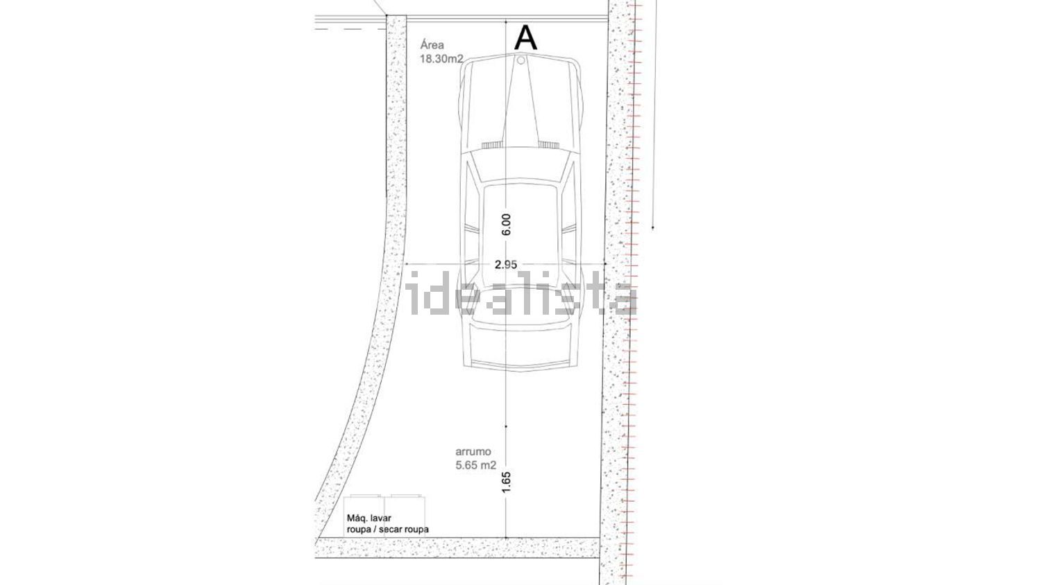 公寓 t2出售在Rua de São Gens s/n - 平面图