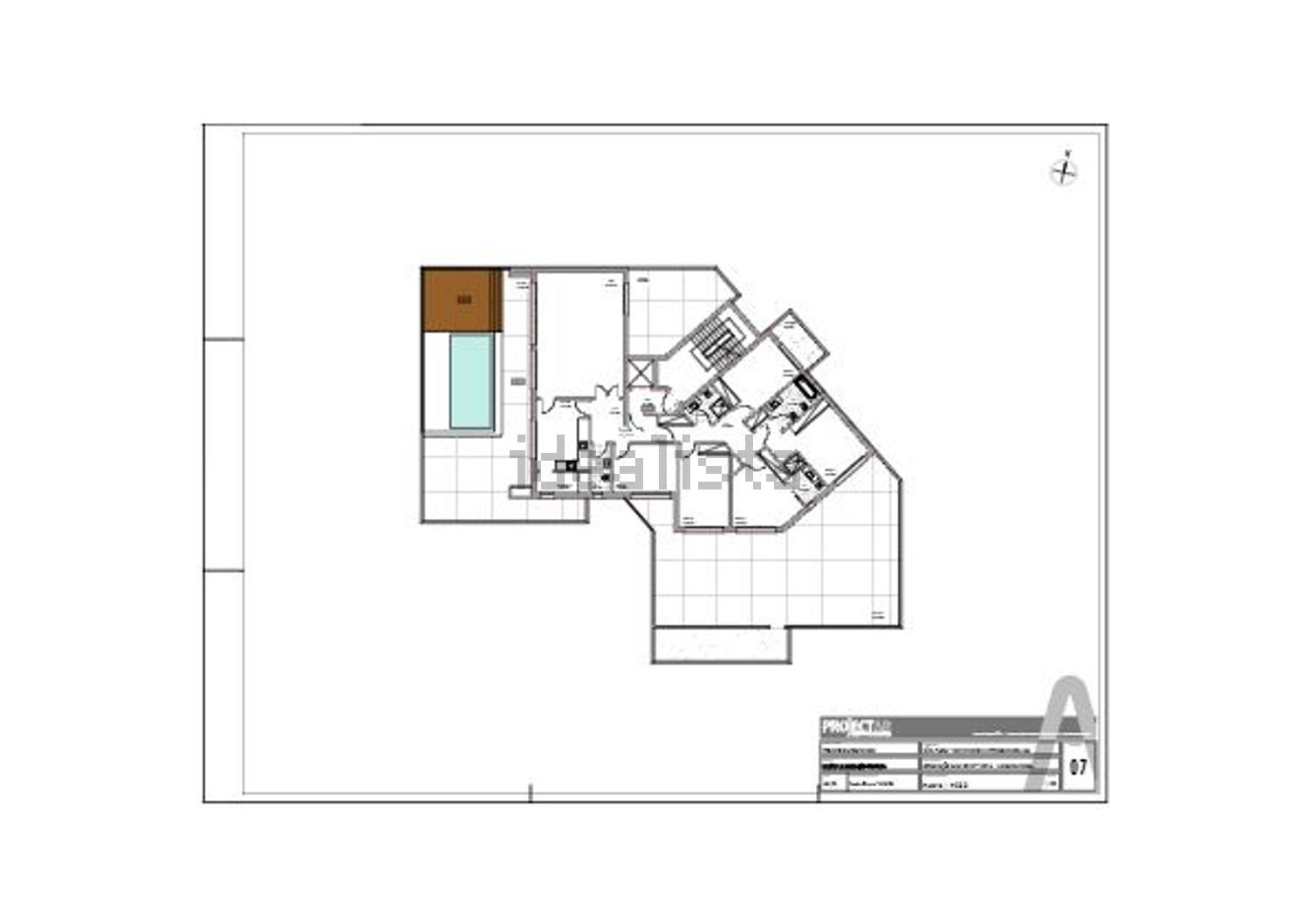 公寓 t5出售在Rua de Huíla - 平面图