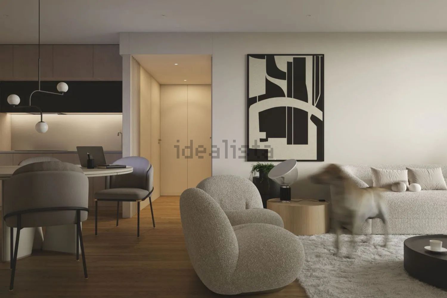 公寓 t1出售在Rua Lavouras - 客厅