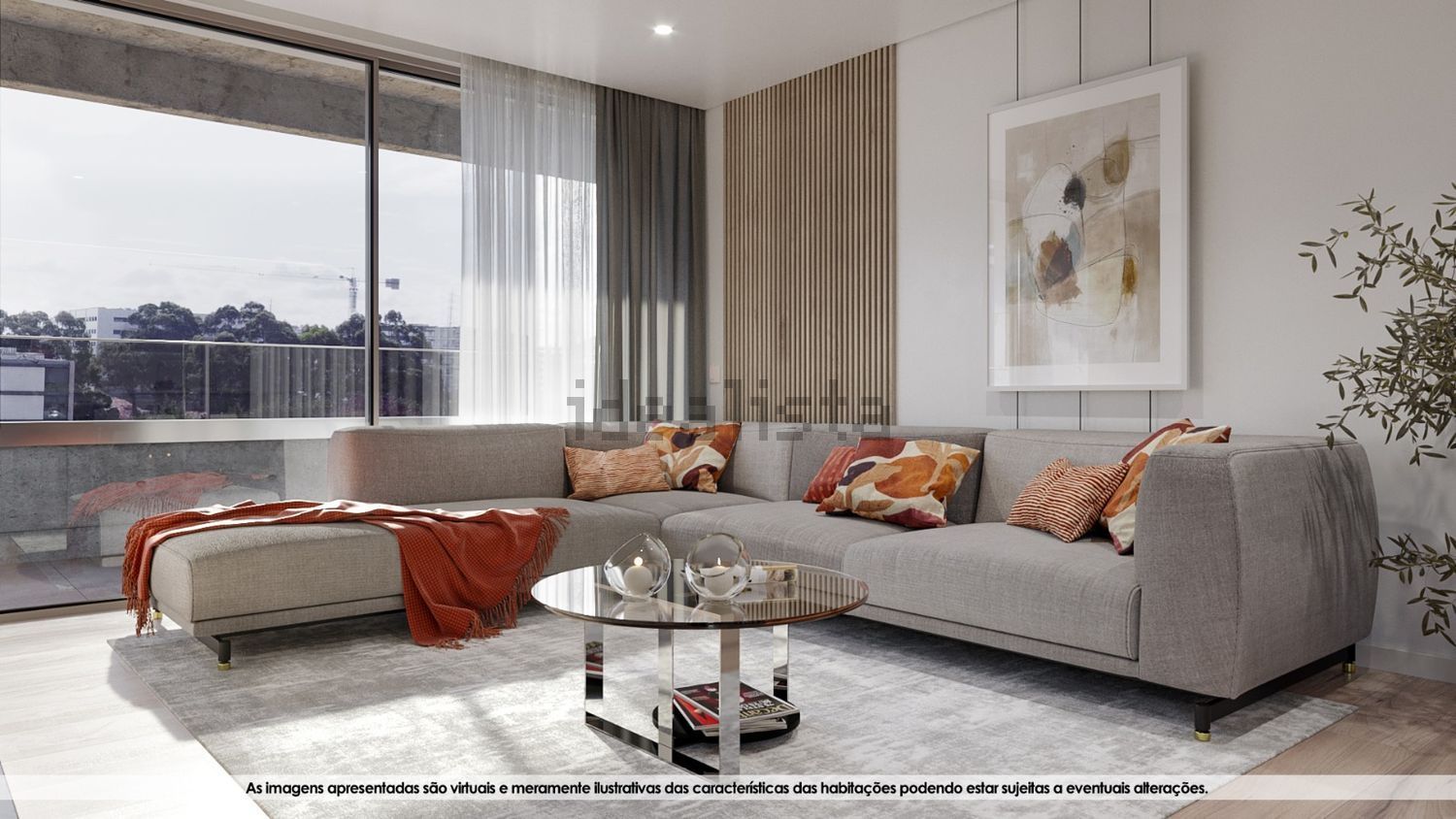 公寓 t2出售在Avenida Dom João II - 客厅