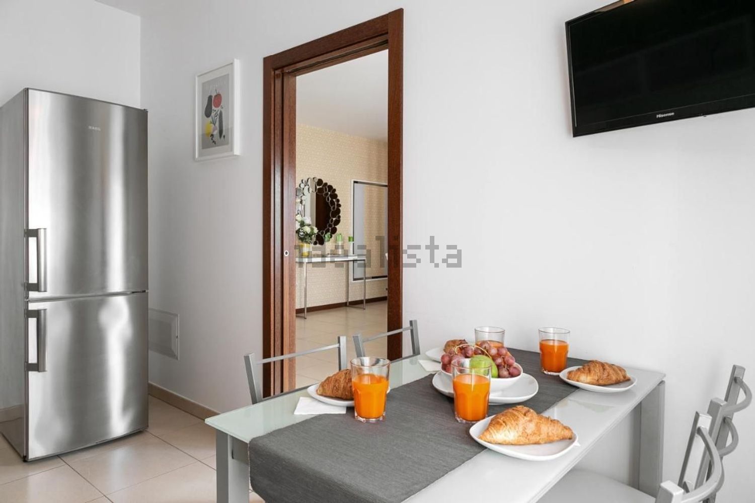 出租公寓 t2在Rua Monte Siano Pederneira, 10 - 客厅