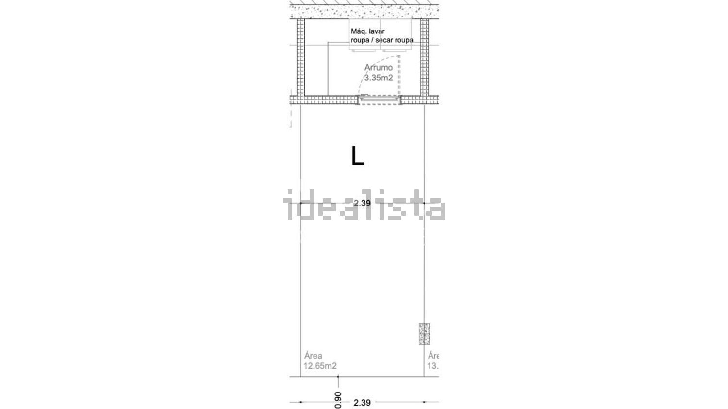公寓 t1出售在Rua de São Gens s/n - 平面图