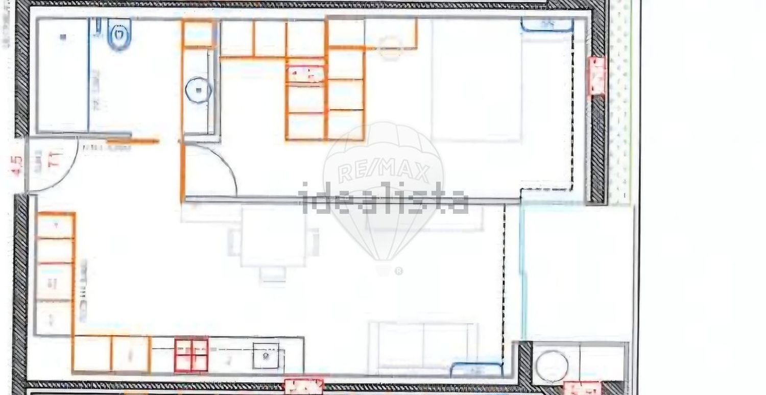 公寓 t1出售在Rua da Quinta da Armada - 平面图