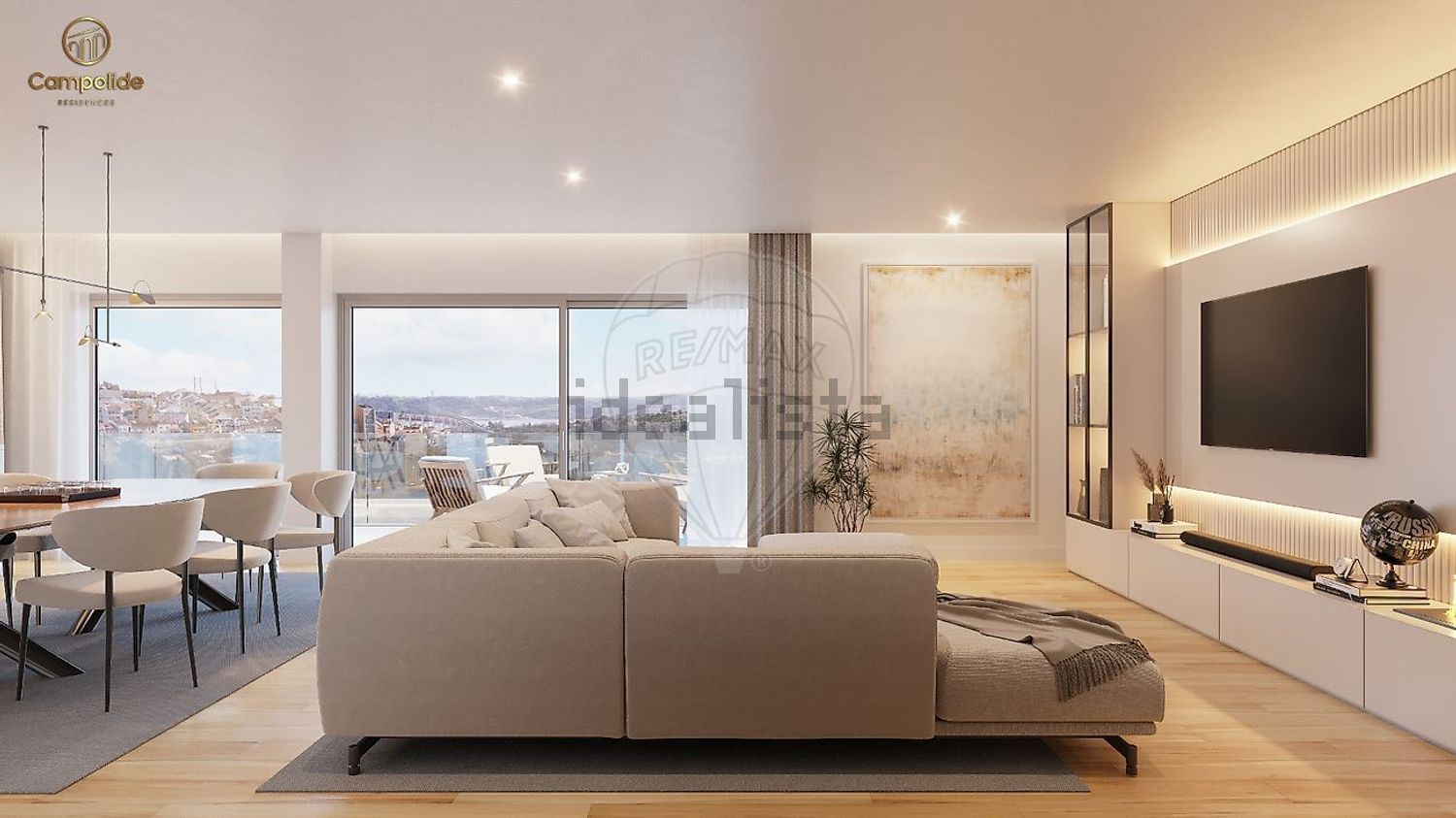 公寓 t1出售在Rua Vila Santos, 15 - 客厅