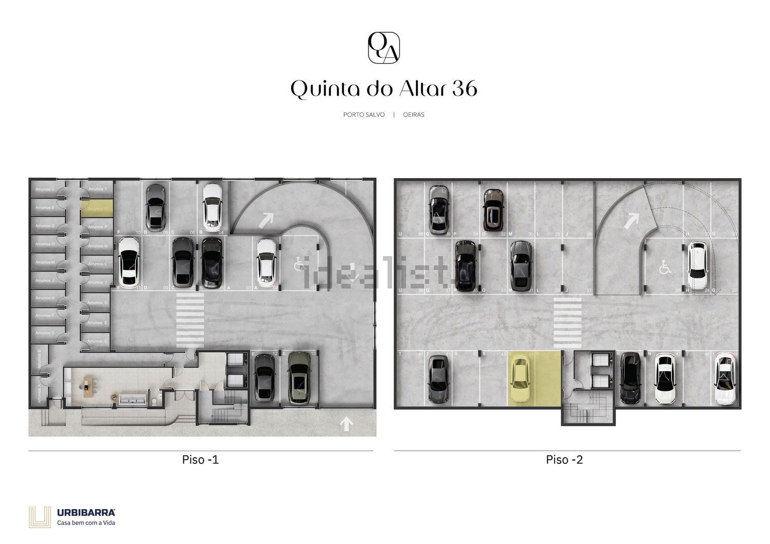 公寓 t3出售在Avenida General Ramalho Eanes, 36 - 平面图