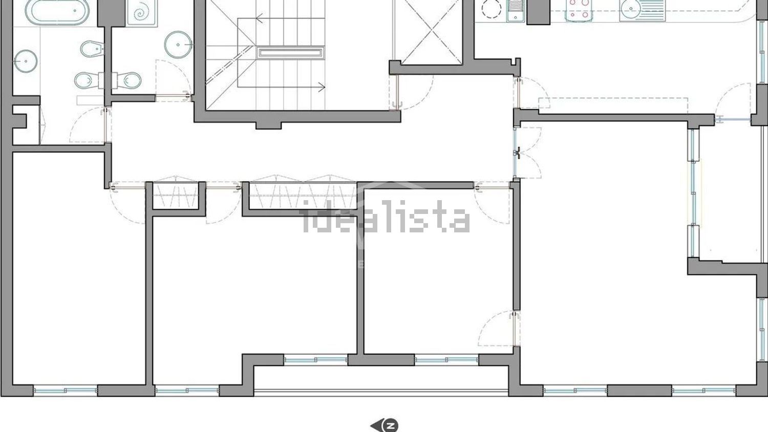 公寓 t3出售在Avenida José da Costa Mealha - 平面图