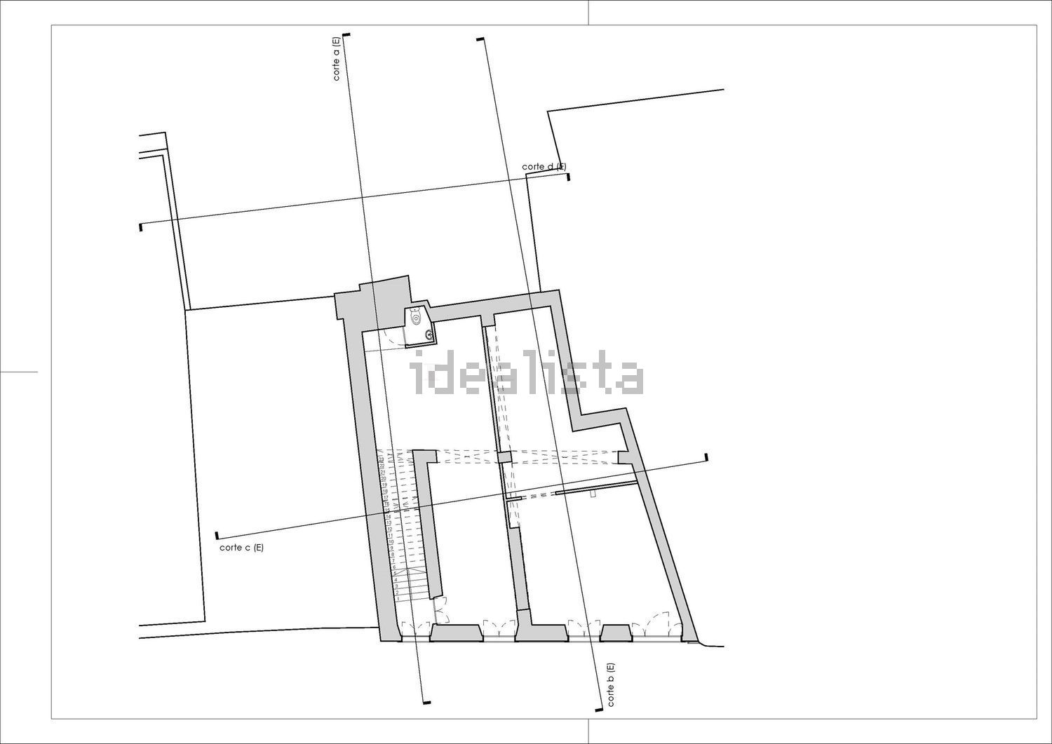 小楼房或别墅出售在Rua do Pe da Cruz, 4955 - 平面图