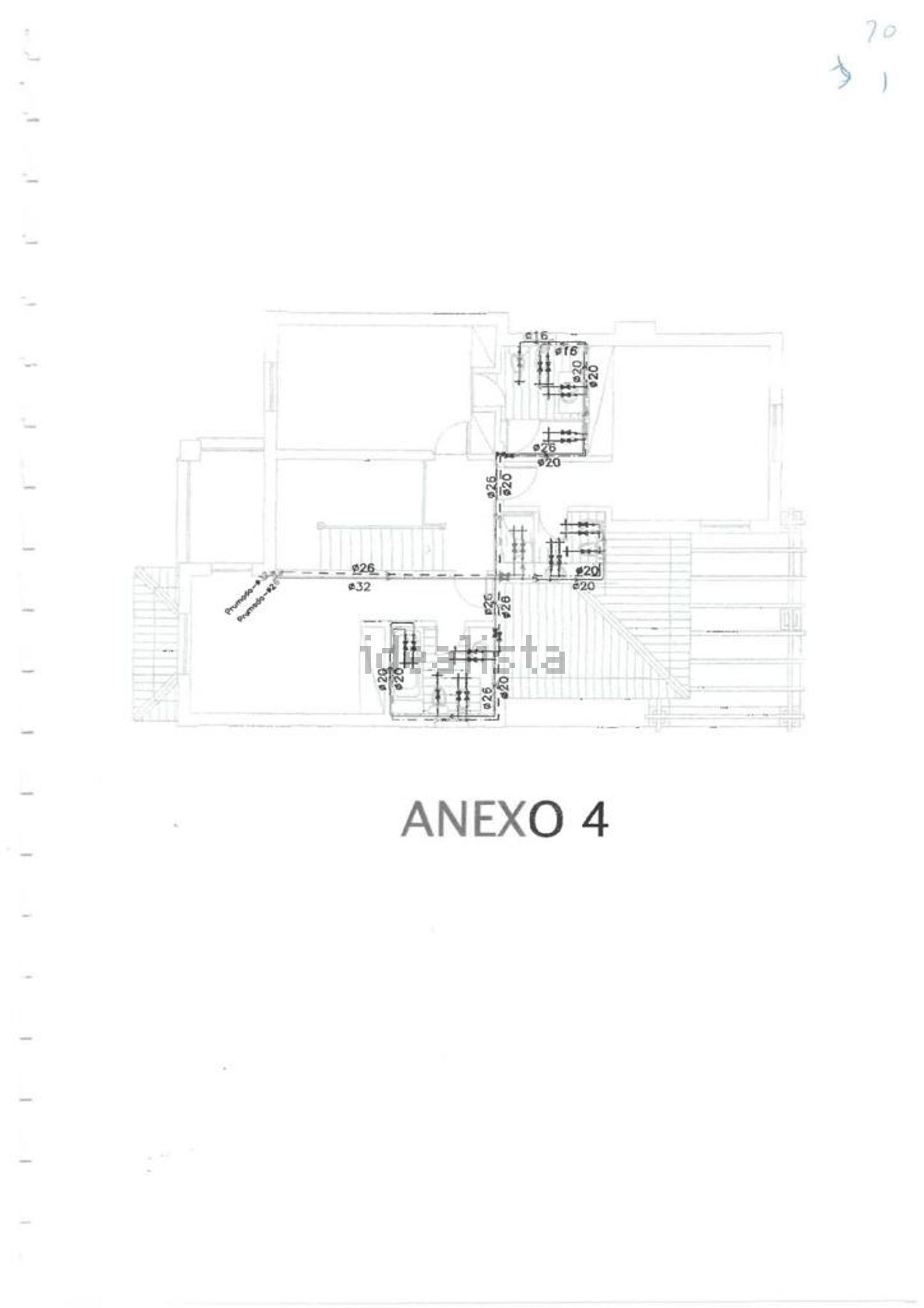 小楼房或独栋别墅出售在Rua dos Arcos - 平面图