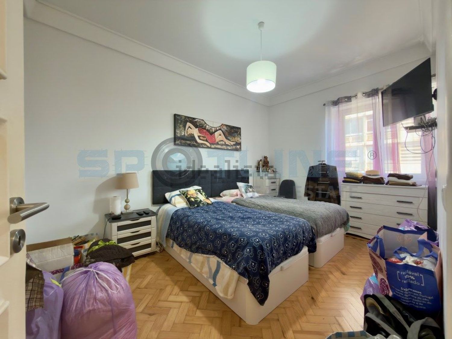出租公寓 t2在Avenida de Roma, 76 - 卧室