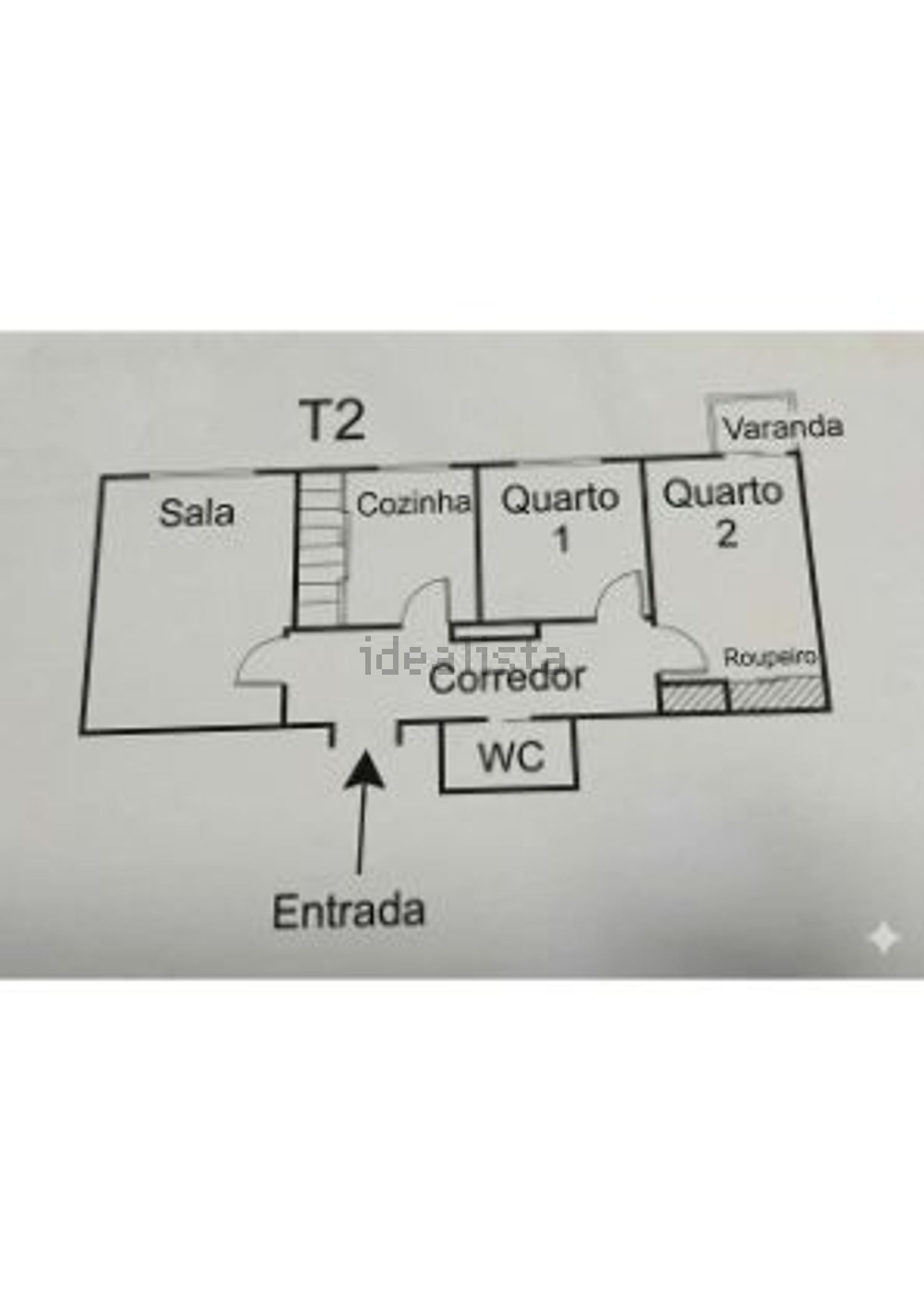出租公寓 t2在Avenida Cidade de Lisboa - 平面图