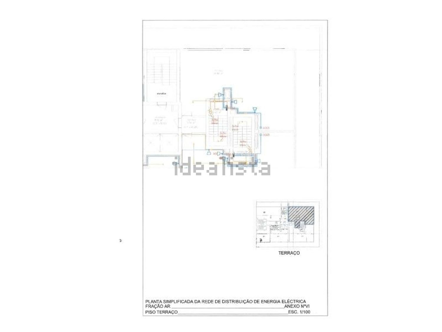 公寓 t4出售在Beco da Concórdia - 平面图