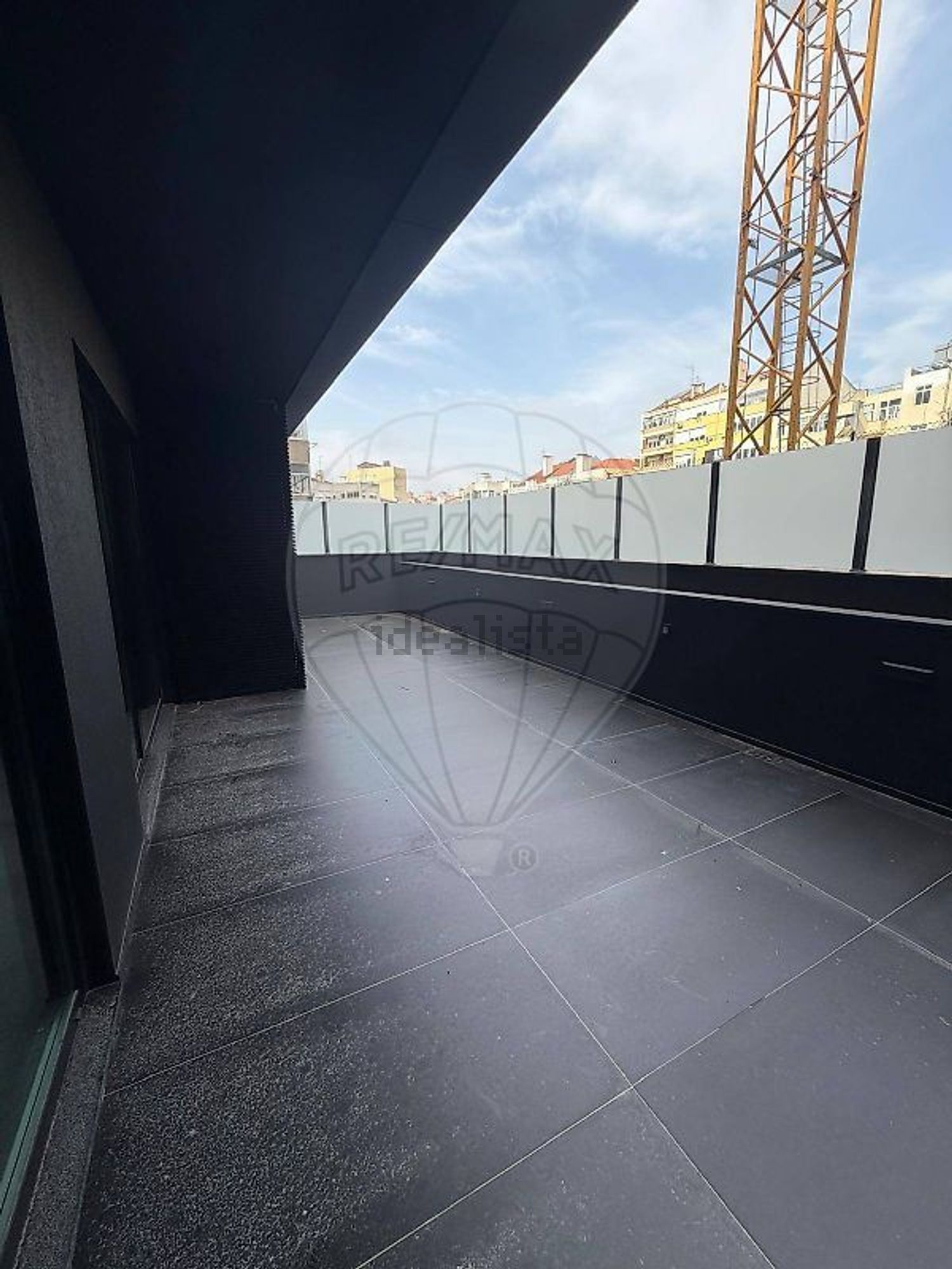 出租公寓 t1在Avenida Visconde de Valmor - 阳台