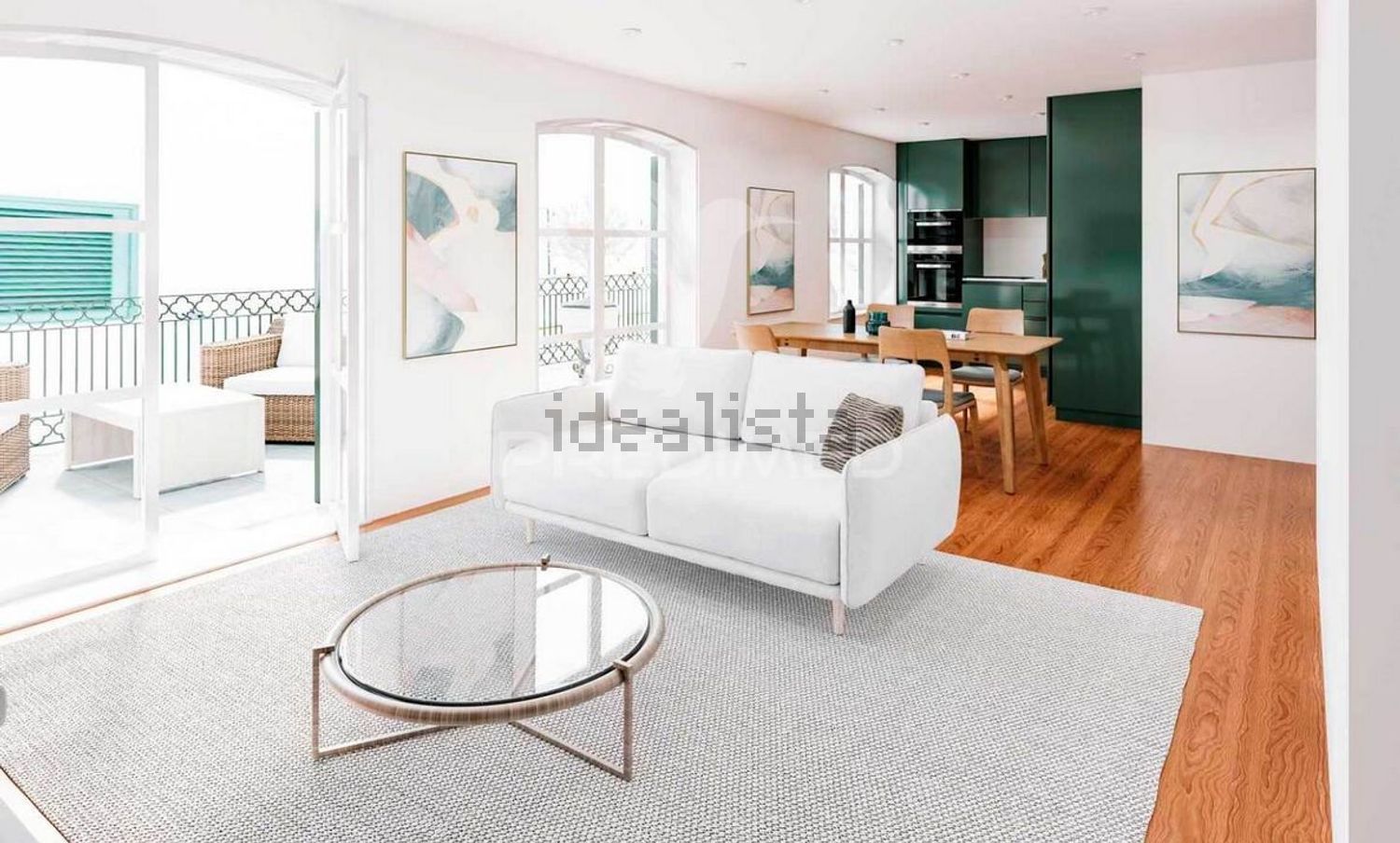 公寓 t2出售在Vila Real de Santo António - 客厅