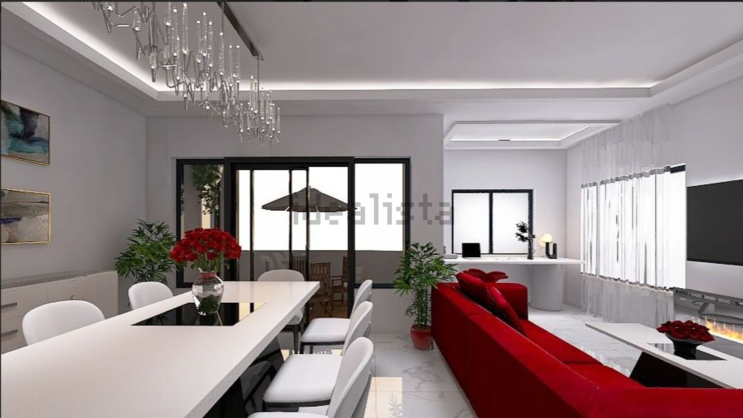 公寓 t3出售在Avenida José da Costa Mealha - 客厅