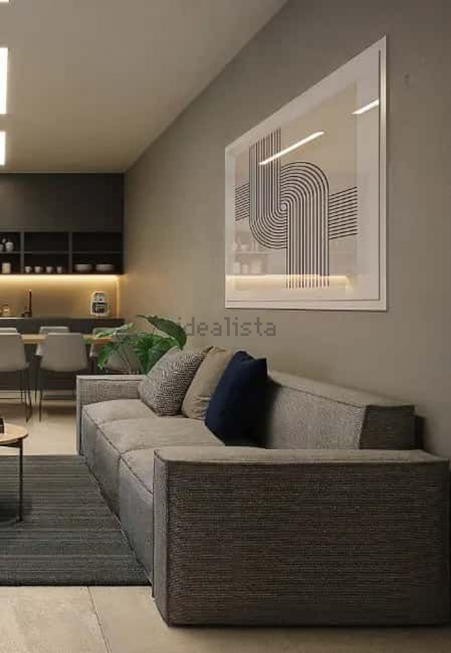 出租t0（单人公寓）在Praça Bernardo Santareno, 8 a - 客厅