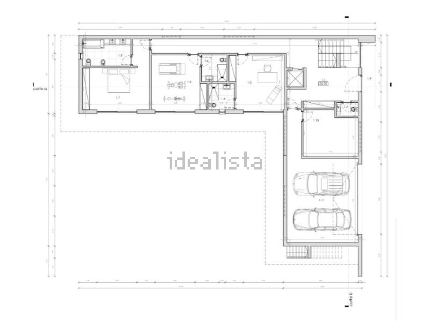 小楼房或独栋别墅出售在Odiáxere - 平面图