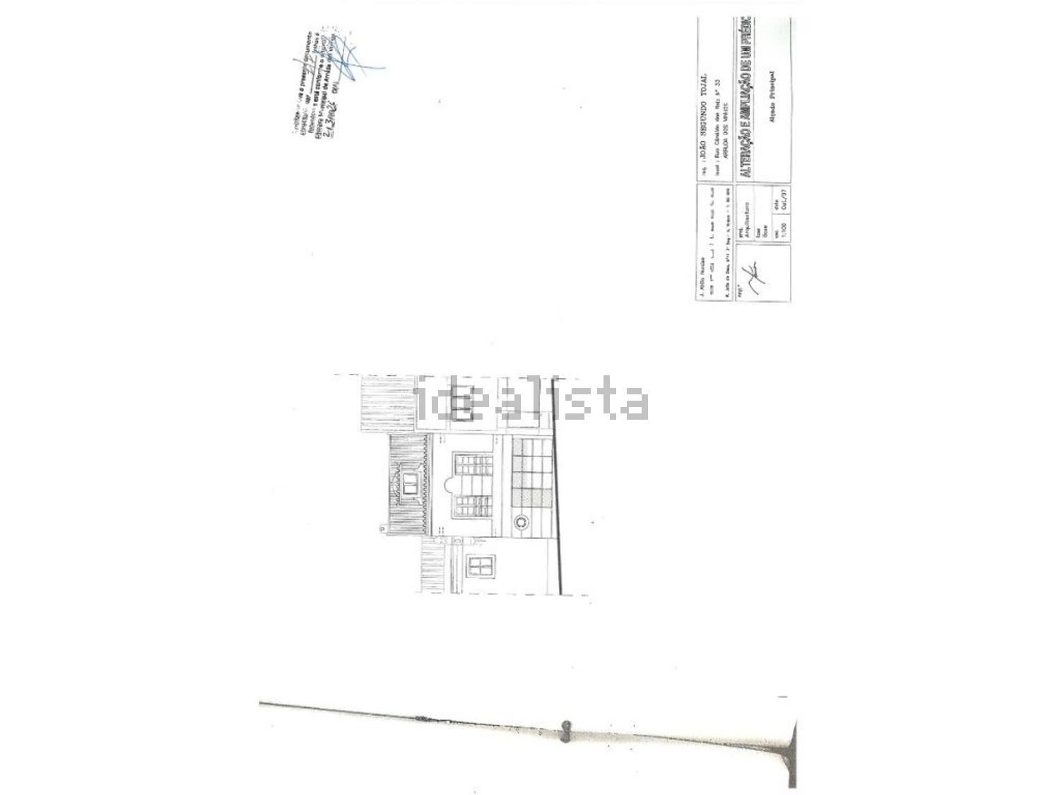 小楼房或独栋别墅出售在Rua Cândido dos Reis, 33 - 平面图