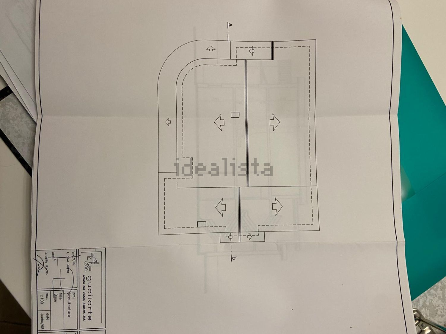 小楼房或独栋别墅出售在Rua da Andorinha, 14 - 平面图