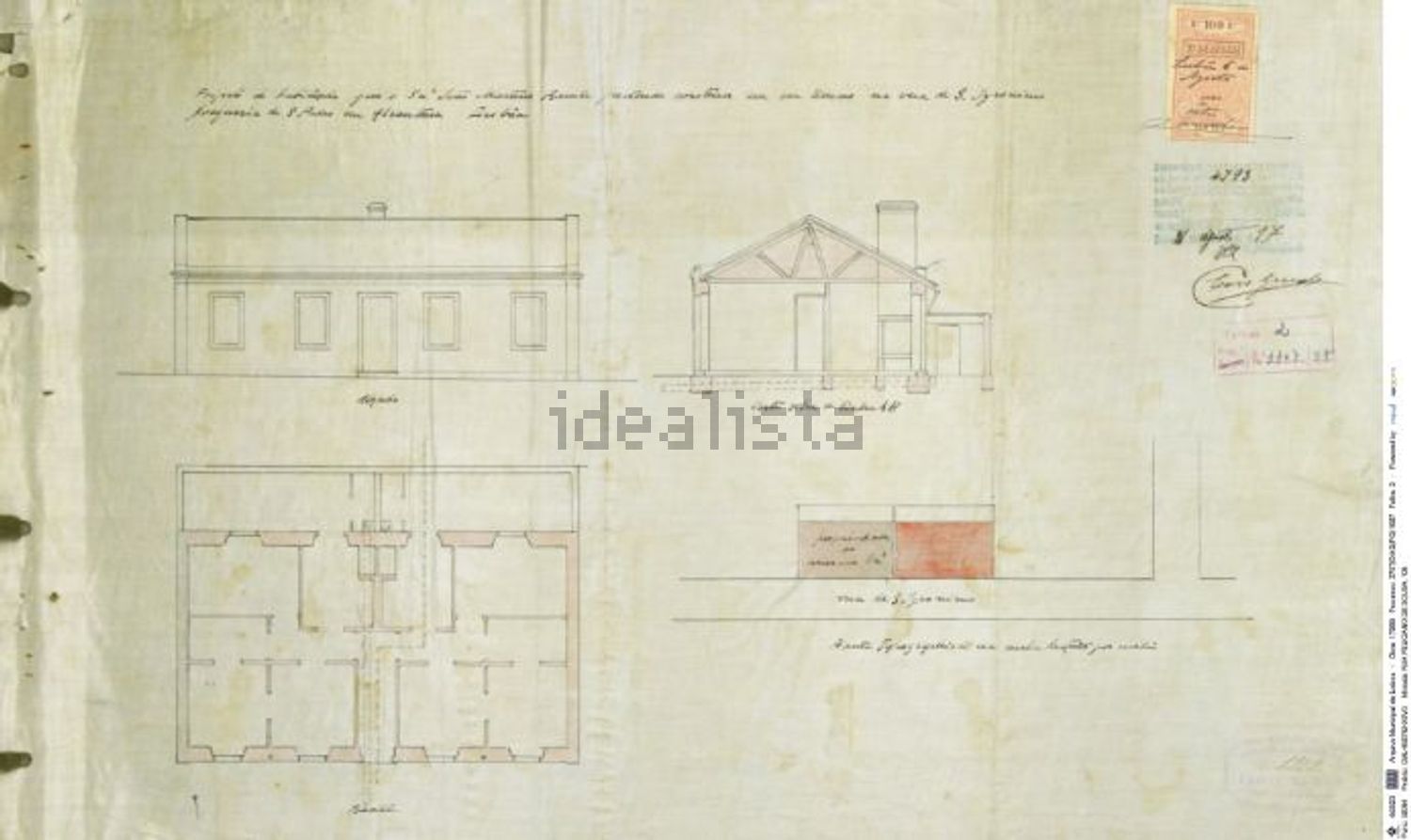 公寓 t2出售在Rua Feliciano de Sousa, 106 - 平面图