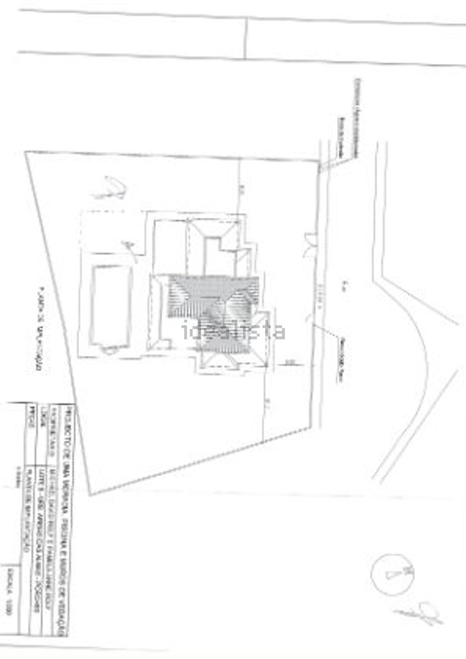 小楼房或独栋别墅出售Urbanização Areias Almas, Barracha - 平面图