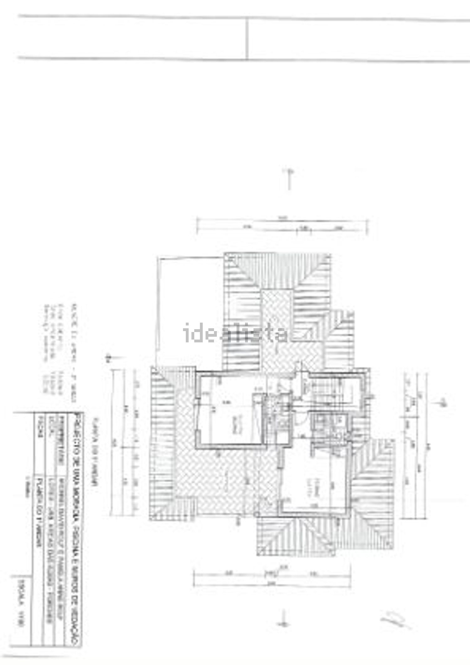 小楼房或独栋别墅出售Urbanização Areias Almas, Barracha - 平面图