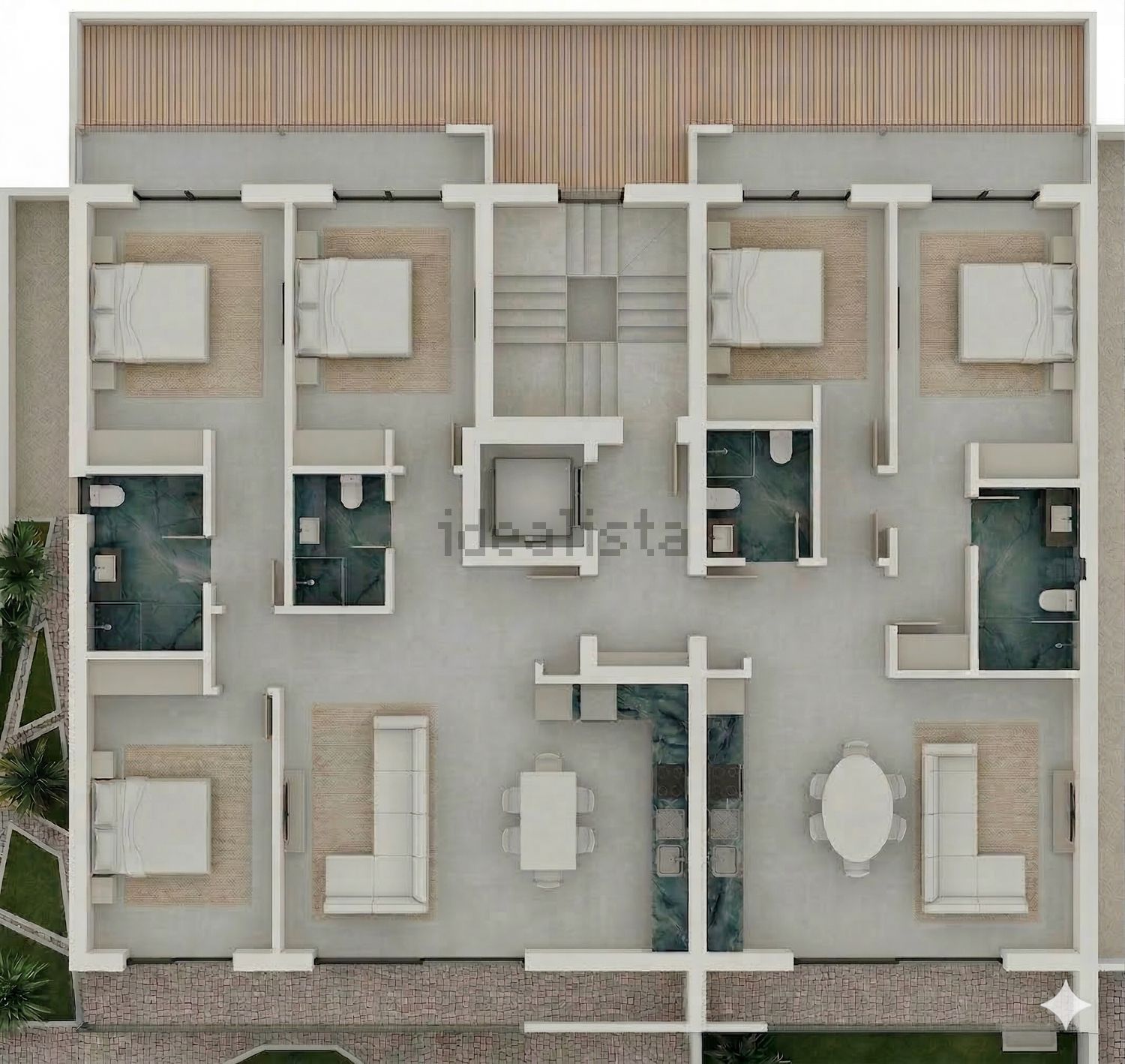 公寓 t3出售在Rua Antônio Martins Pontes - 平面图