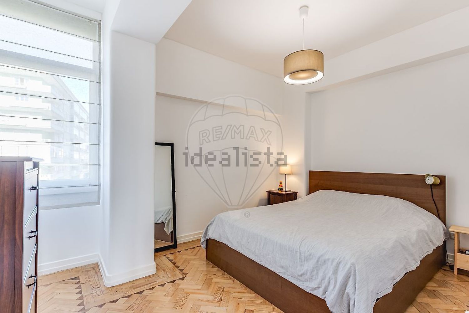 出租公寓 t2在Rua Flores do Lima - 卧室