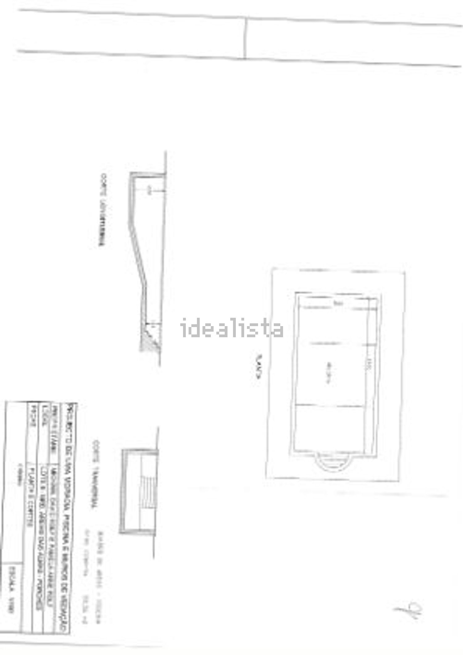 小楼房或独栋别墅出售Urbanização Areias Almas, Barracha - 平面图