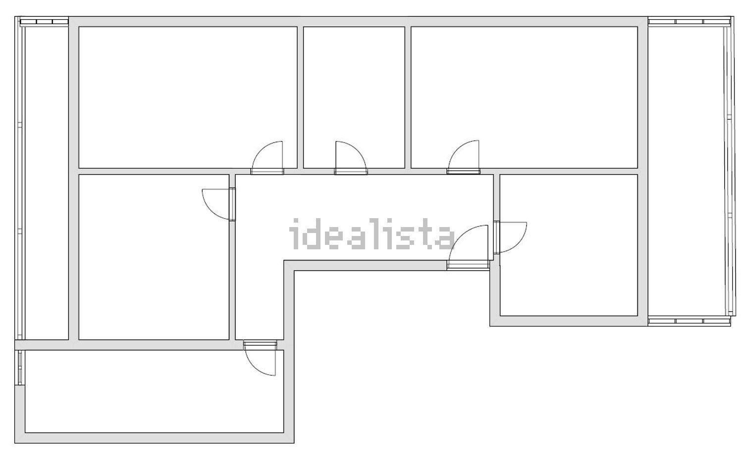 公寓 t3出售在Rua Marquês de Castelo Novo - 平面图