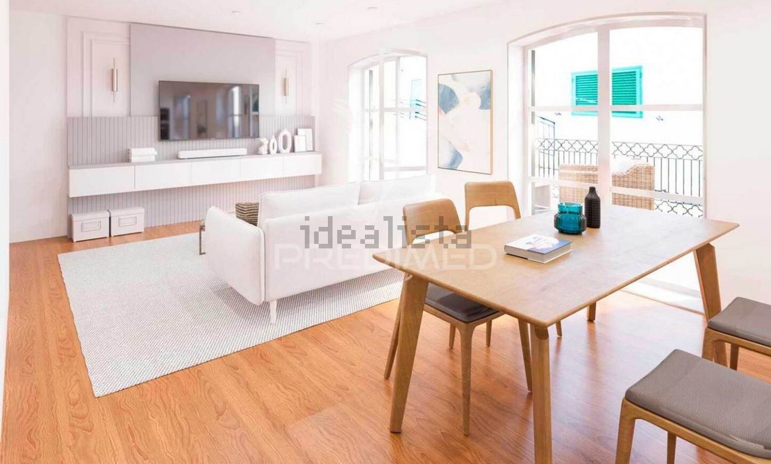公寓 t2出售在Vila Real de Santo António - 客厅