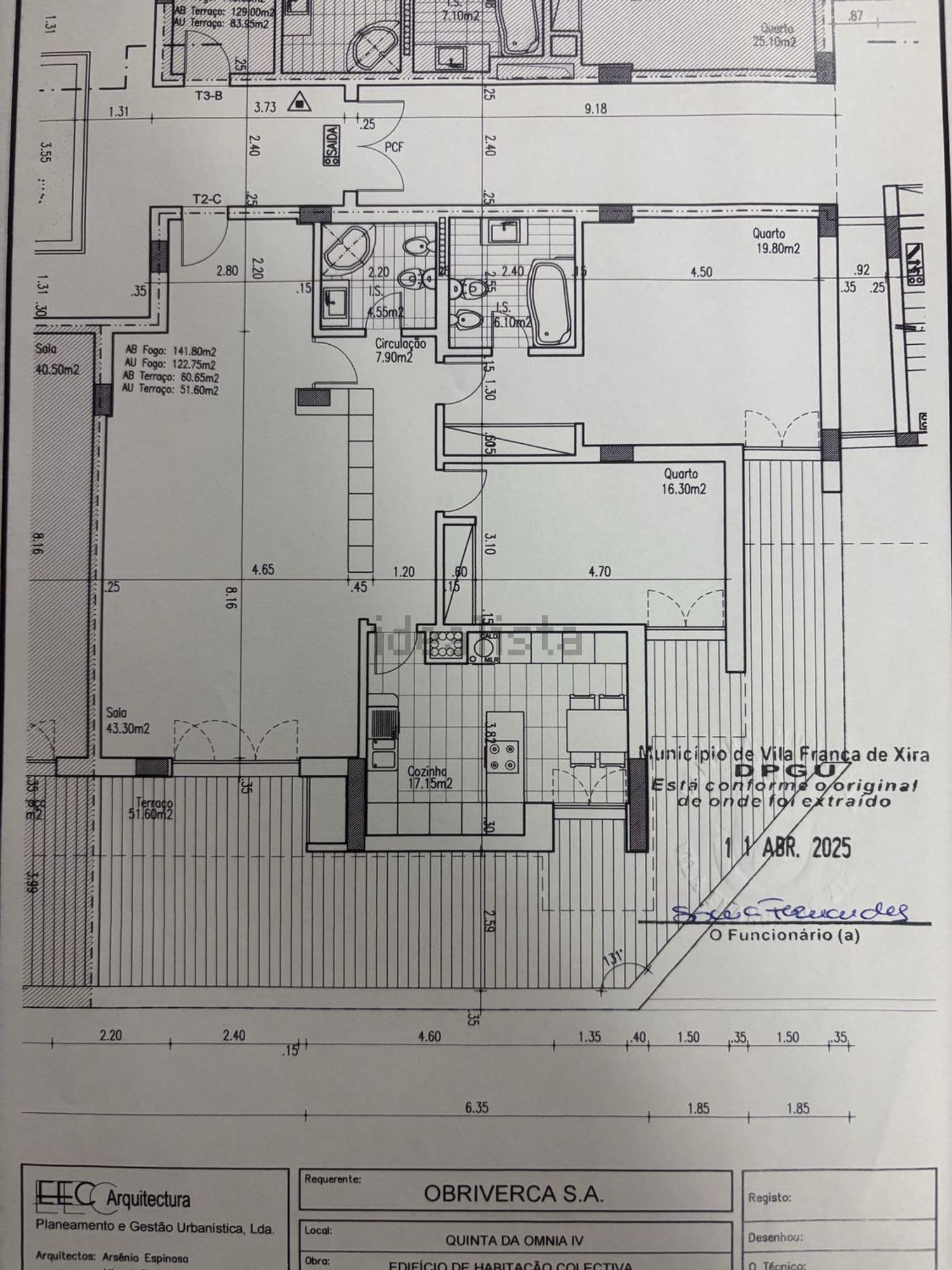 公寓 t2出售在Rua Barco, 17 - 平面图
