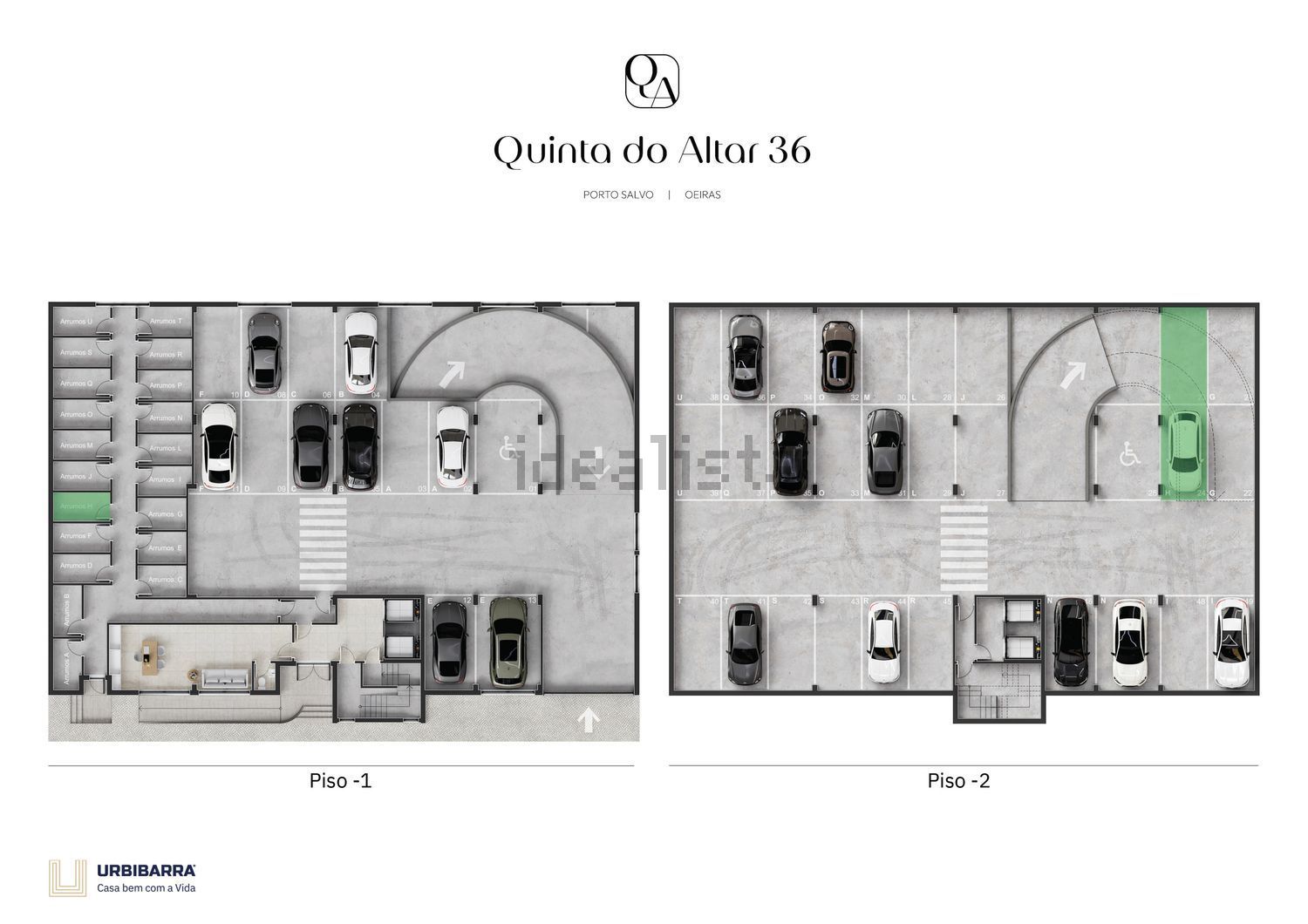 公寓 t2出售在Avenida General Ramalho Eanes, 36 - 平面图