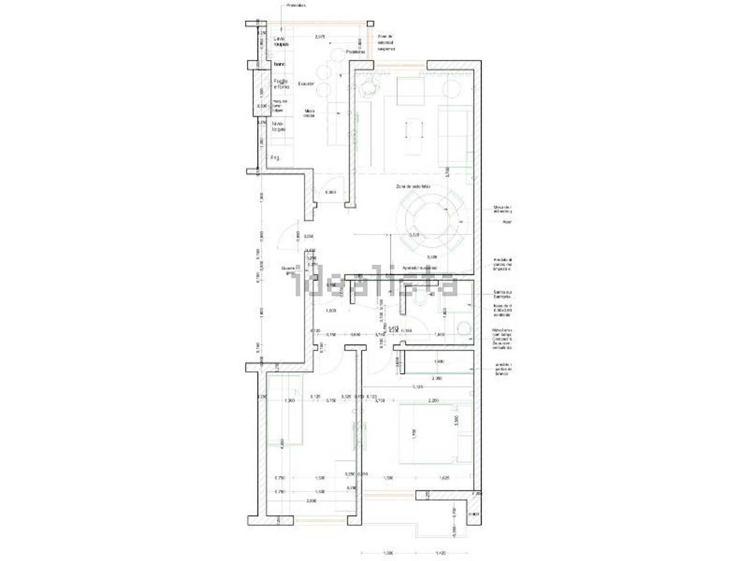 公寓 t2出售在Avenida Rovisco Pais, 30 a - 平面图