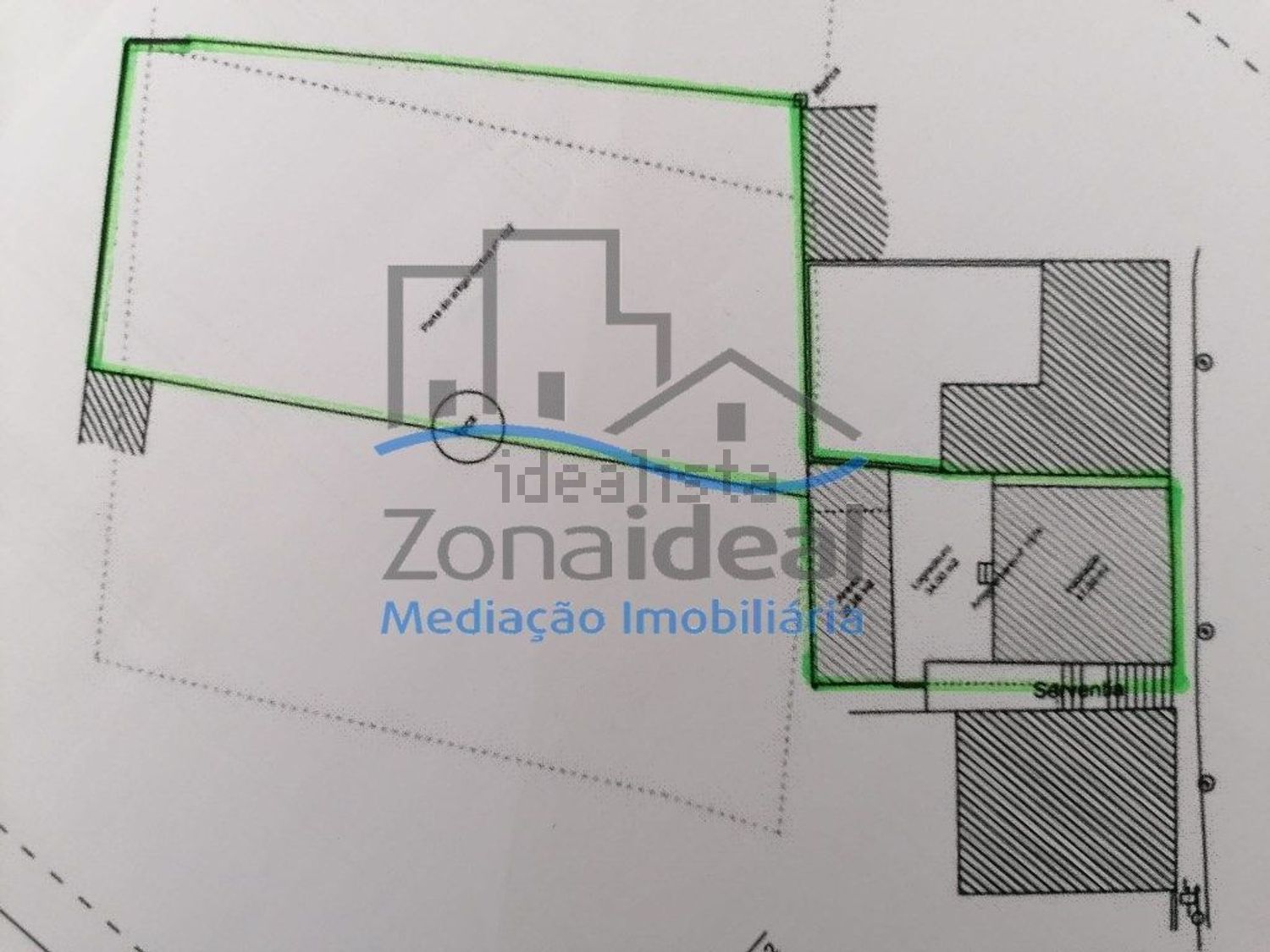 小楼房或独栋别墅出售在Abrigada e Cabanas de Torres - 平面图