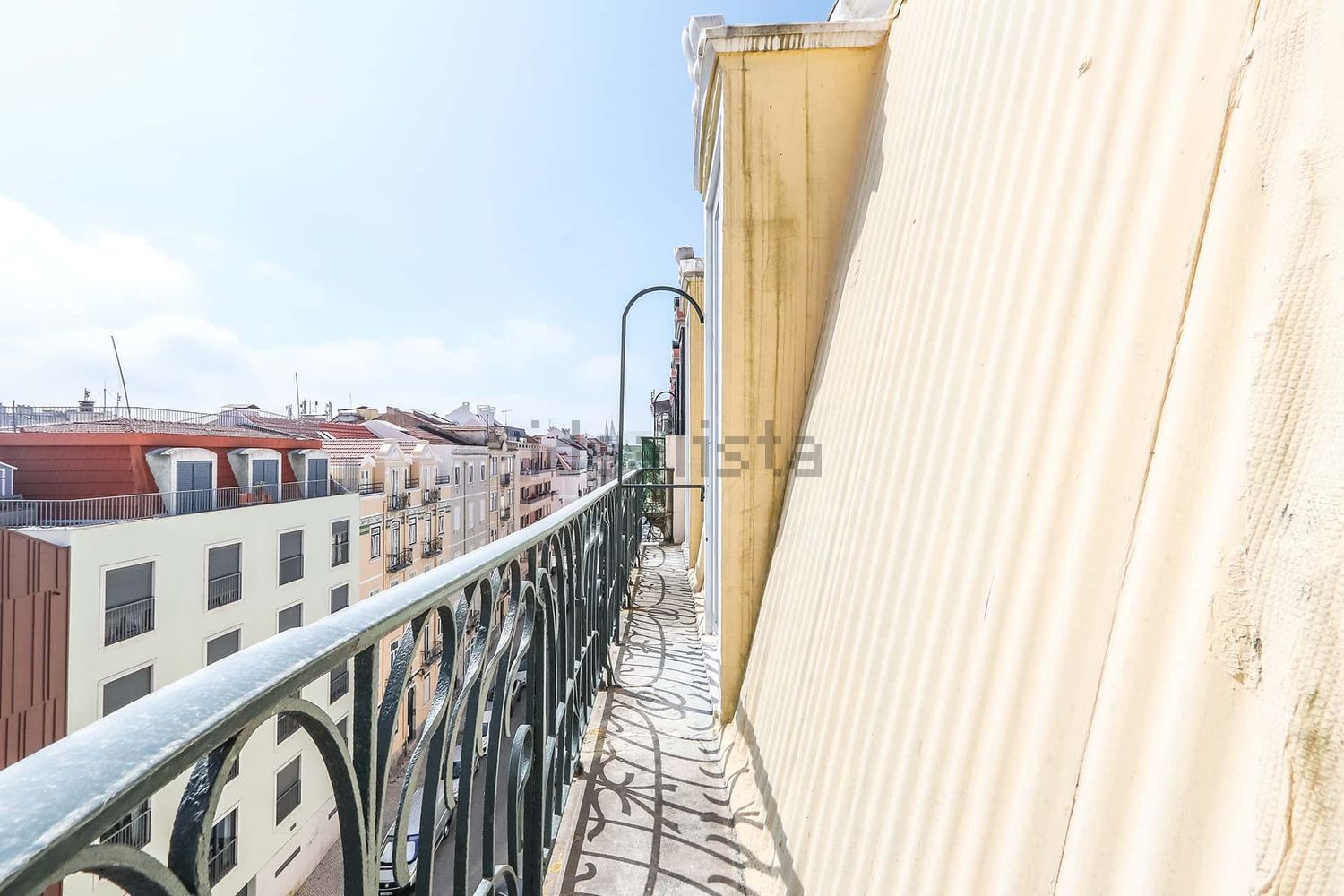 出租房间在Rua Tenente Ferreira Durão, 10 - 阳台