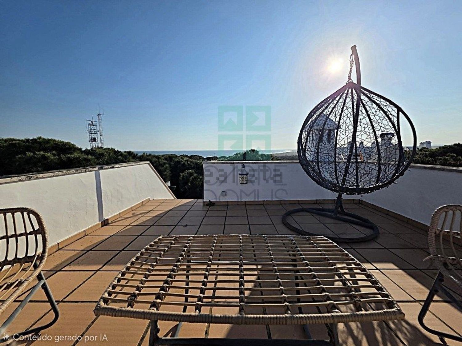 小楼房或独栋别墅出售Urbanização Praia Verde, 4 - 阳台